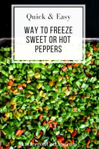 1 Cup Chopped Cooked Hot Peppers (from Frozen)