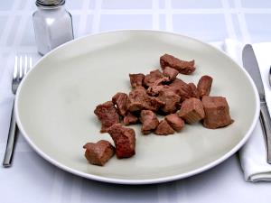 1 Cup Chopped Or Diced Chicken Light Meat (Broilers or Fryers, Stewed, Cooked)