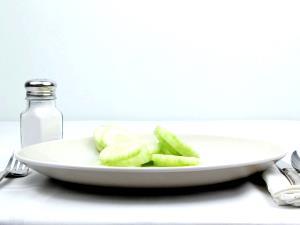 1 Cup Chopped Or Diced Sour Cucumber Pickle (Low Sodium)