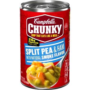 1 Cup Chunky Split Pea with Ham Soup (Canned)