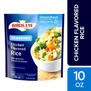 1 cup cooked (188 g) Steamfresh Specially Seasoned Chicken Flavored Rice