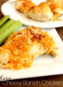 1 cup cooked (205 g) Cheesy Ranch Chicken