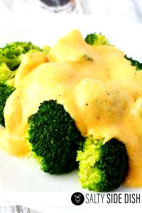 1 Cup Cooked Broccoli with Cheese Sauce