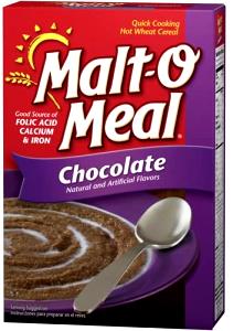 1 Cup Cooked Chocolate Flavored Wheat Cereal