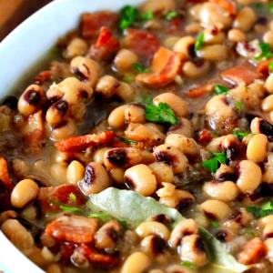 1 Cup Cooked Cowpeas, Field Peas or Blackeye Peas (from Frozen, Fat Added in Cooking)