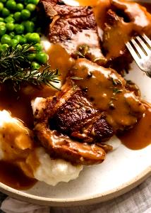 1 Cup Cooked, Diced Lamb Loin Chop (Lean and Fat Eaten)
