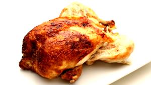 1 Cup Cooked, Diced Rotisserie Chicken (Skin Not Eaten)