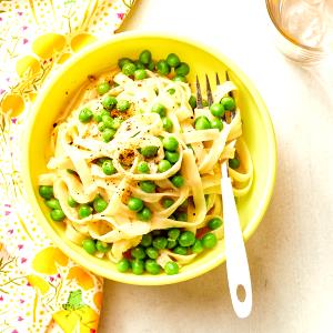 1 Cup Cooked Green Peas (from Fresh, Fat Not Added in Cooking)