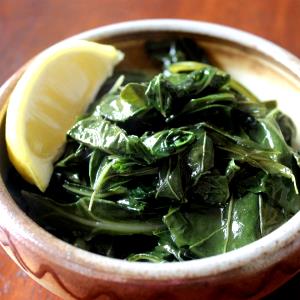 1 Cup Cooked Greens (from Fresh, Fat Added in Cooking)