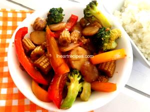 1 Cup Cooked Oriental Style Vegetable Combinations (Broccoli, Green Pepper, Water Chestnut)