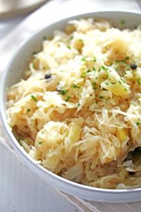 1 Cup Cooked Sauerkraut (Fat Added in Cooking)