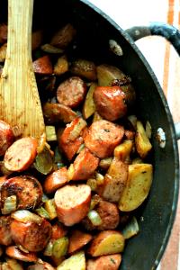 1 Cup Cooked Smoked Turkey Sausage