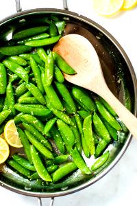 1 Cup Cooked Snowpea (Pea Pod, from Frozen, Fat Added in Cooking)