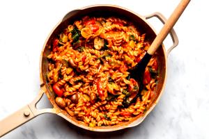 1 Cup Cooked Vegetable Combinations with Pasta