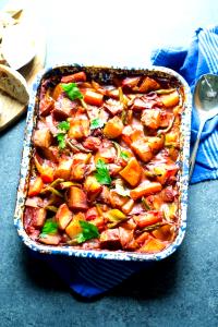 1 Cup Cooked Vegetable Type Stew (Including Potatoes, Carrots, Onions and Celery)