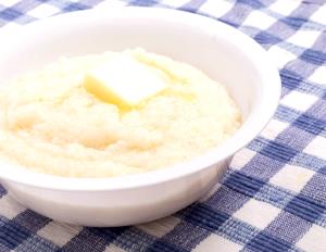 1 Cup Corn Grits, White W/Salt