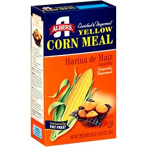 1 Cup Cornmeal, Yellow, Enriched, Degermed