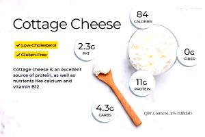 1 Cup Cottage Cheese, 1% Fat