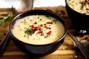 1 Cup Cream of Chicken or Turkey Soup (with Water)