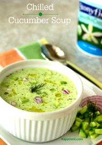 1 Cup Cream of Cucumber Soup (Prepared with Milk)