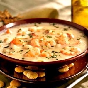 1 Cup Cream of Shrimp Soup (with Milk)