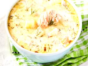 1 Cup Cream Style Salmon Soup