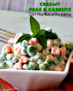 1 Cup Creamed Peas and Carrots (from Canned)