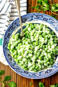 1 Cup Creamed Peas (from Frozen)