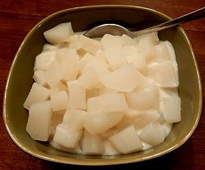 1 Cup Creamed Turnips (from Canned)
