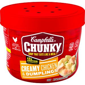 1 Cup Creamy Chicken & Dumpling Soup, Chunky