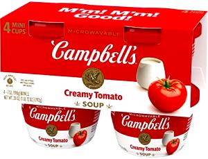 1 Cup Creamy Tomato Soup, Microwavable Bowl