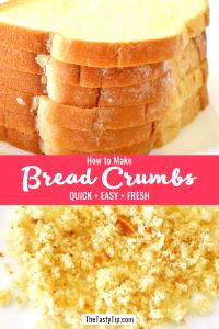 1 Cup Crumbs Toasted White Bread