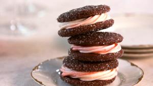 1 Cup Crushed Chocolate Coated or Striped Chocolate Sandwich Cookie