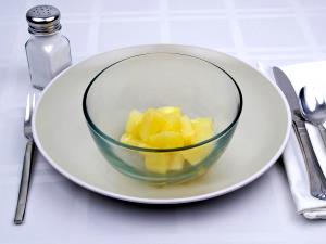 1 Cup Crushed, Sliced, Or Chunks Pineapple (Solids and Liquids, Juice Pack, Canned)