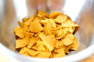 1 Cup Crushed Tortilla Corn Chips