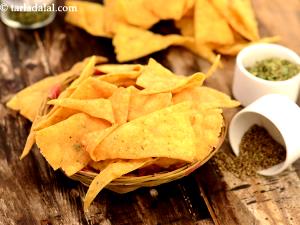 1 Cup Crushed Wheat and Corn Chips