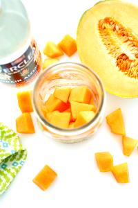 1 Cup Diced Cantaloupe Melons