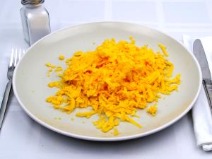 1 Cup Diced Cheddar or American Cheese (Low Sodium, Pasteurized)