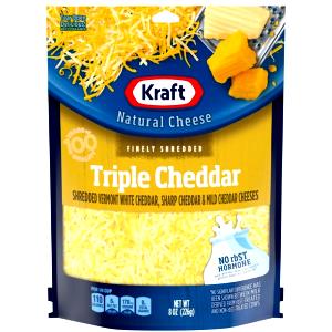 1 Cup Diced Cheddar or American Type Natural Cheese