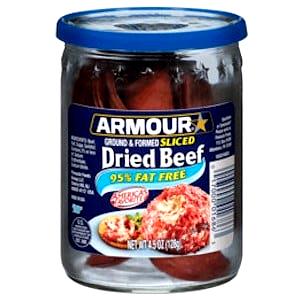 1 Cup Diced Chipped Dried Beef (Cooked in Fat)