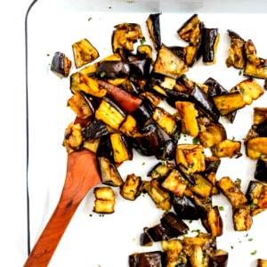 1 Cup Diced Cooked Eggplant (Fat Added in Cooking)