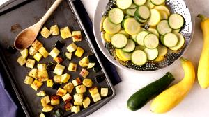 1 Cup Diced Cooked Summer Squash (from Fresh)