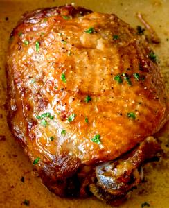 1 Cup Diced, Cooked Turkey Thigh (Skin Eaten)
