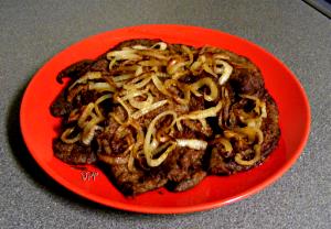 1 Cup Diced Fried Beef Liver