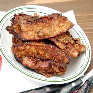 1 Cup Diced Fried Breaded or Floured Ham (Lean Only Eaten)