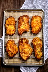 1 Cup Diced Fried Chicken Breast No Coating