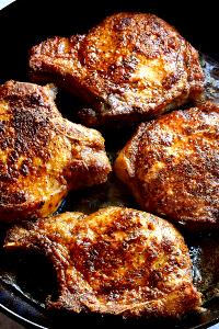 1 Cup Diced Fried Pork Steak or Cutlet (Lean and Fat Eaten)