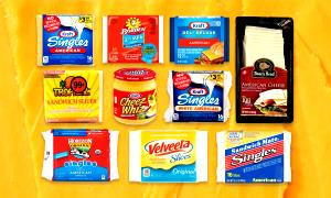 1 Cup Diced Lowfat American or Cheddar Type Processed Cheese