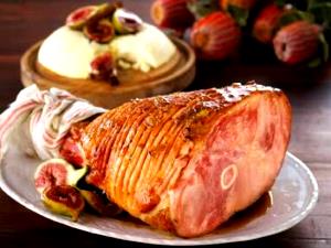 1 Cup Diced Pork Leg (Shank Half, Lean Only, Cooked, Roasted)