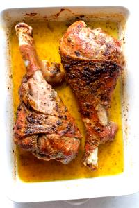 1 Cup Diced Roasted Turkey Drumstick (Skin Eaten)